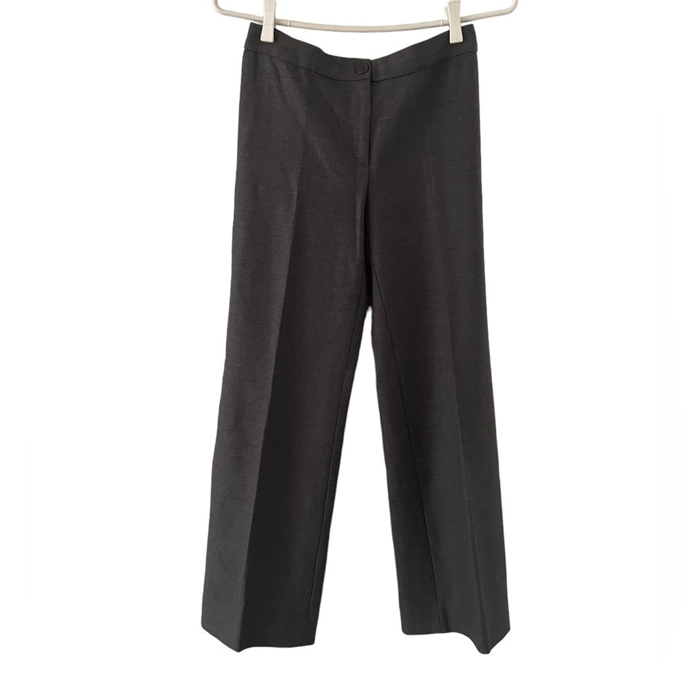 Armani Collezioni Antinea SRL Grey Front Pleat Wool Slacks size 6